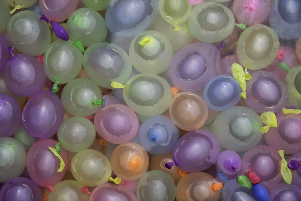 Colorful water small
