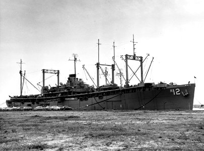 USS Briareus (AR-12) at Mayport, Florida (USA), 22 December 1953 (NH 107754) photo