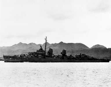 USS Brownson (DD-518) off Kodiak, Alaska, on 13 September 1943 (80-G-213217)