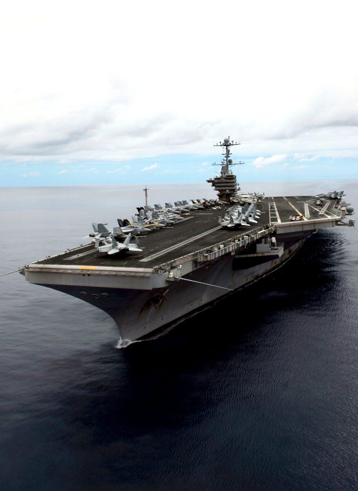 US Navy 090526-N-9928E-367 The aircraft carrier USS John C. Stennis (CVN 74) transits the Pacific Ocean to Pearl Harbor, Hawaii as part of a scheduled port visit during a six-month deployment to the western Pacific Ocean