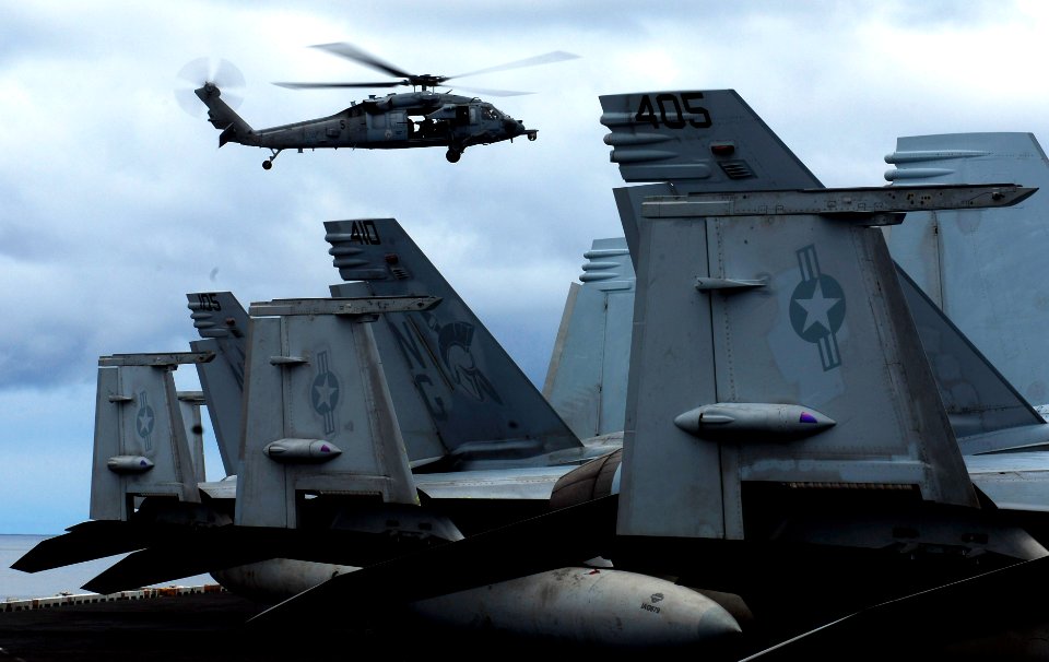 US Navy 090526-N-7780S-197 An MH-60S Sea Hawk helicopter from the