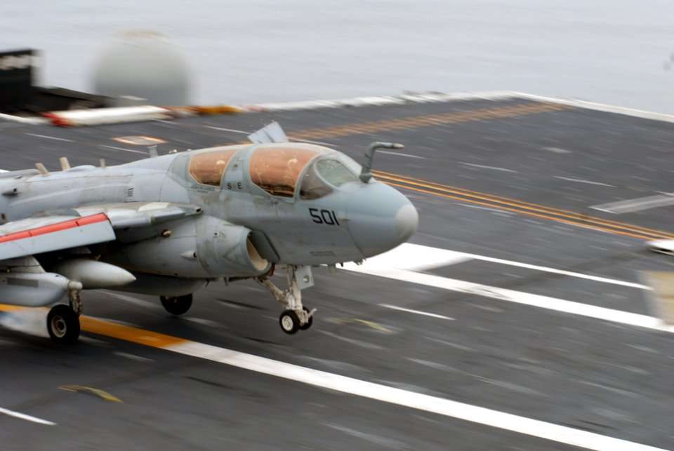 US Navy 090528-N-9132C-037 An EA-6B Prowler assigned to the