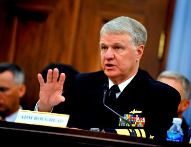 US Navy 090603-N-8273J-052 Chief of Naval Operations (CNO) Adm. Gary Roughead delivers testimony and answers questions from members of the House Appropriations Committee Subcommittee on Defense photo