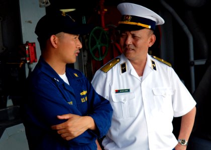 US Navy 090611-N-5207L-183 Vietnamese People's Navy Rear Adm. Do Viet Cuong, one of three observers