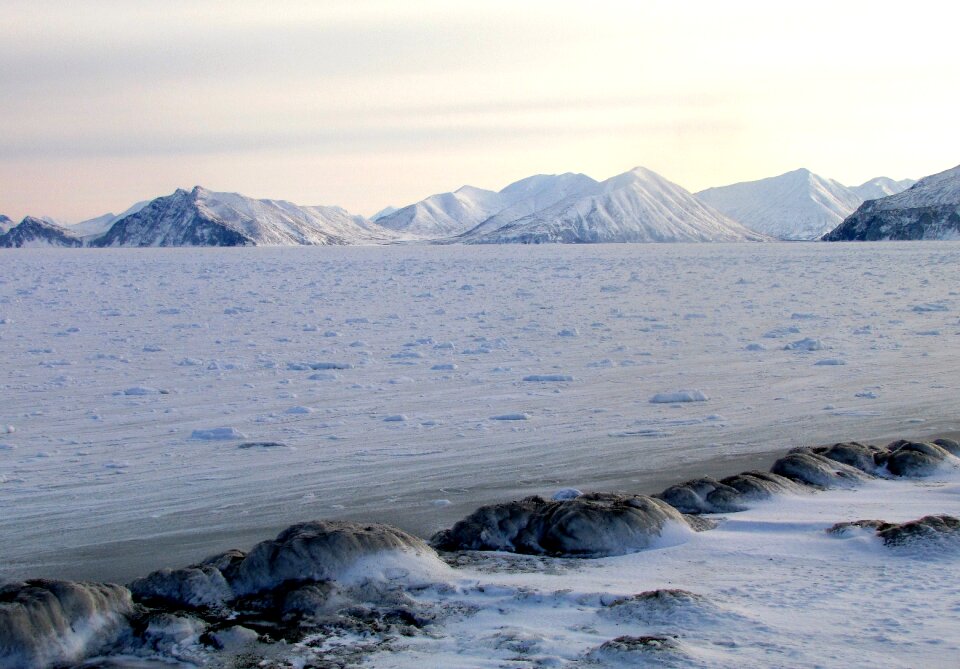 Kamchatka winter snow
