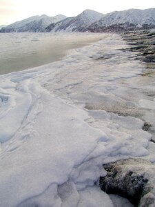 Kamchatka winter snow