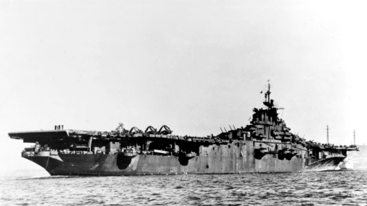 USS Boxer (CV-21) at sea c1945