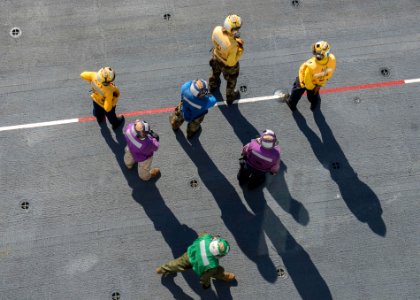 USS Bonhomme Richard's flight operations 150709-N-GZ638-015