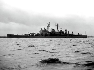 USS Boston (CAG-1) underway in January 1956 (7577600)