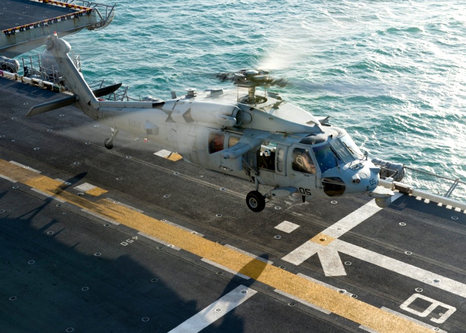 USS Bonhomme Richard's flight operations 150708-N-DQ503-084