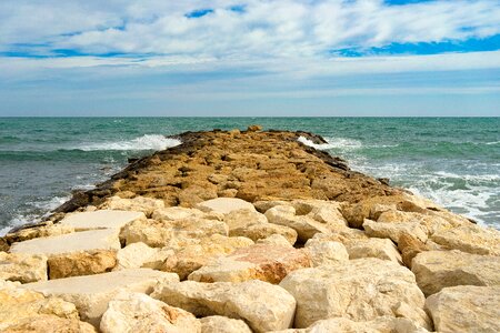 Beach nature stone