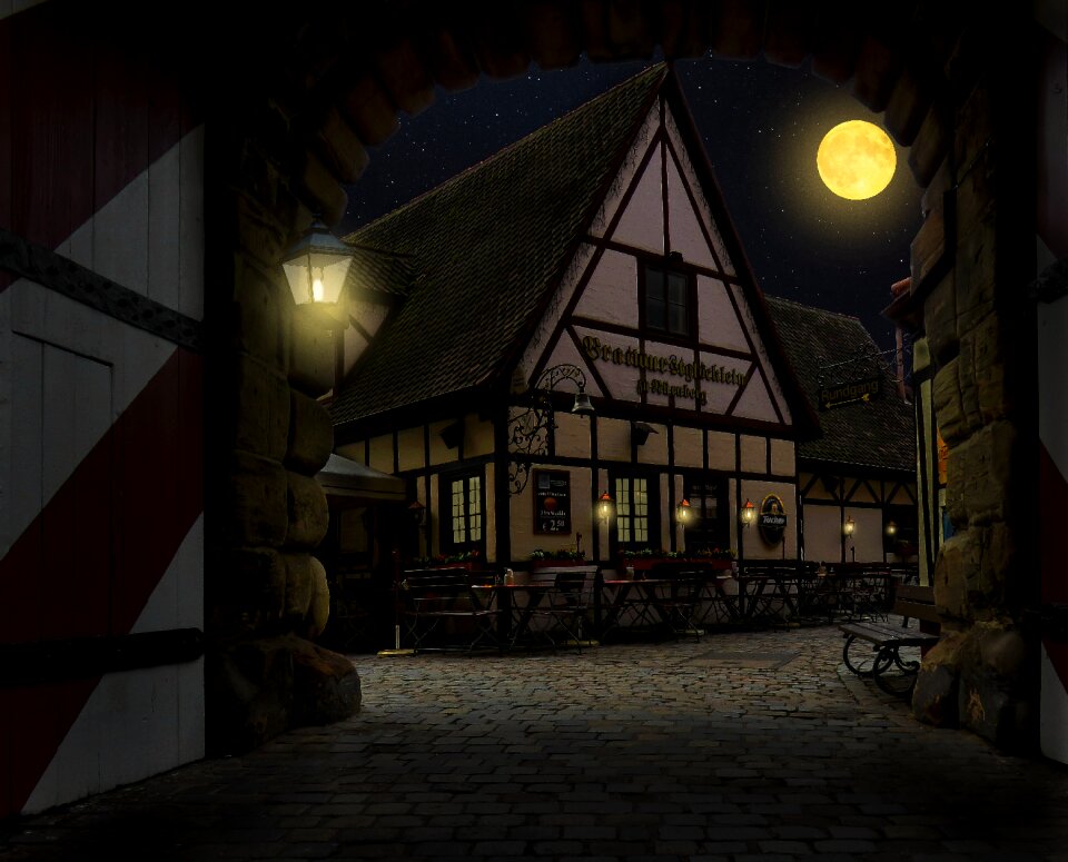 Handwerkerhof middle ages truss