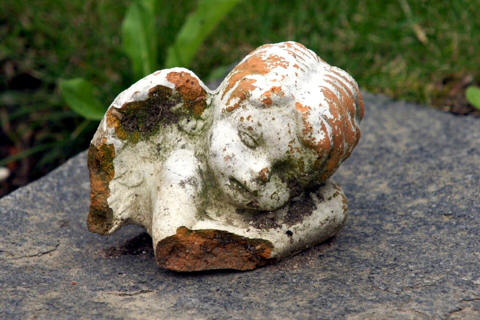 Cemetery guardian angel art