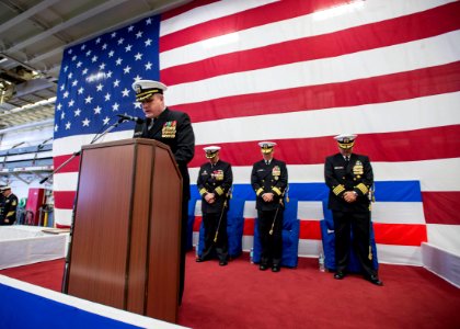 USS Bonhomme Richard (LHD 6) PHIBRON 11 Change of Command 170109-N-TH560-415