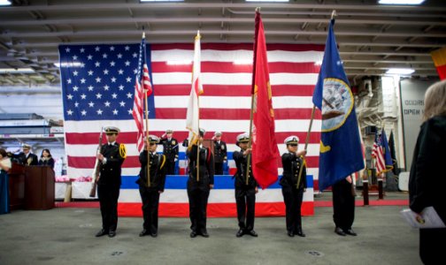 USS Bonhomme Richard (LHD 6) PHIBRON 11 Change of Command 170109-N-TH560-320