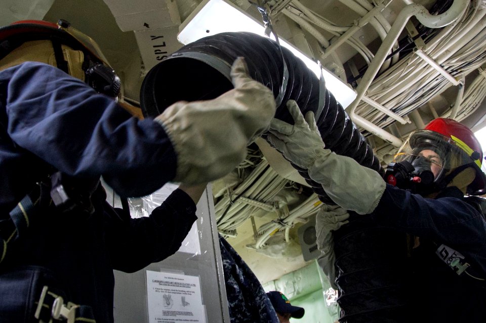 USS Bonhomme Richard (LHD 6) General Quarters Drill 161201-N-AY934-170