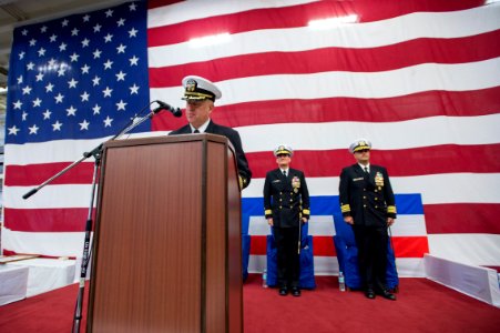 USS Bonhomme Richard (LHD 6) PHIBRON 11 Change of Command 170109-N-TH560-375