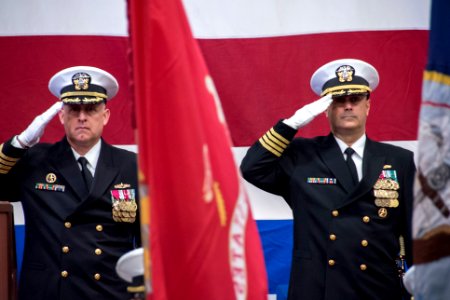 USS Bonhomme Richard (LHD 6) PHIBRON 11 Change of Command 170109-N-TH560-069