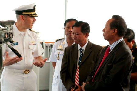 USS Blue Ridge visits Sihanoukville 120430-N-CZ945-060
