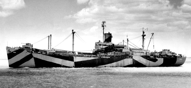 USS Bolivar (APA-34) underway in 1944 (19-LCM-APA34-1)