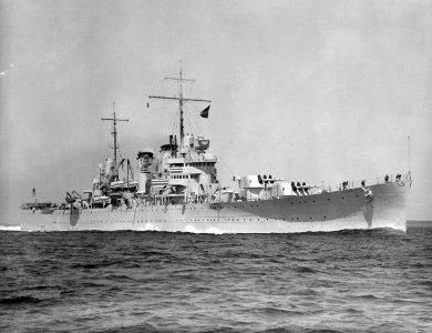 USS Boise (CL-47) underway 1938