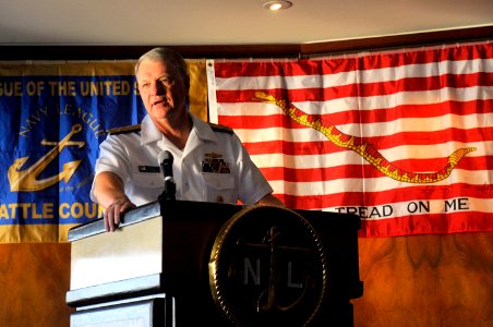 US Navy 090728-N-8273J-193 Chief of Naval Operations (CNO) Adm. Gary Roughead attends a Navy League reception in honor of Navy chief petty officers