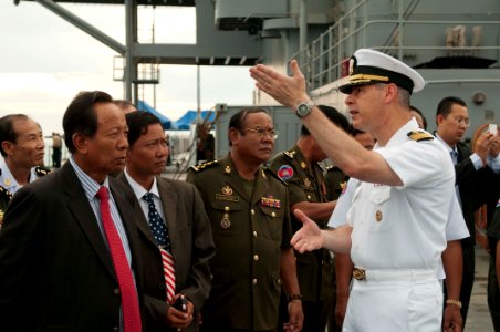 USS Blue Ridge visits Sihanoukville 120430-N-CZ945-074
