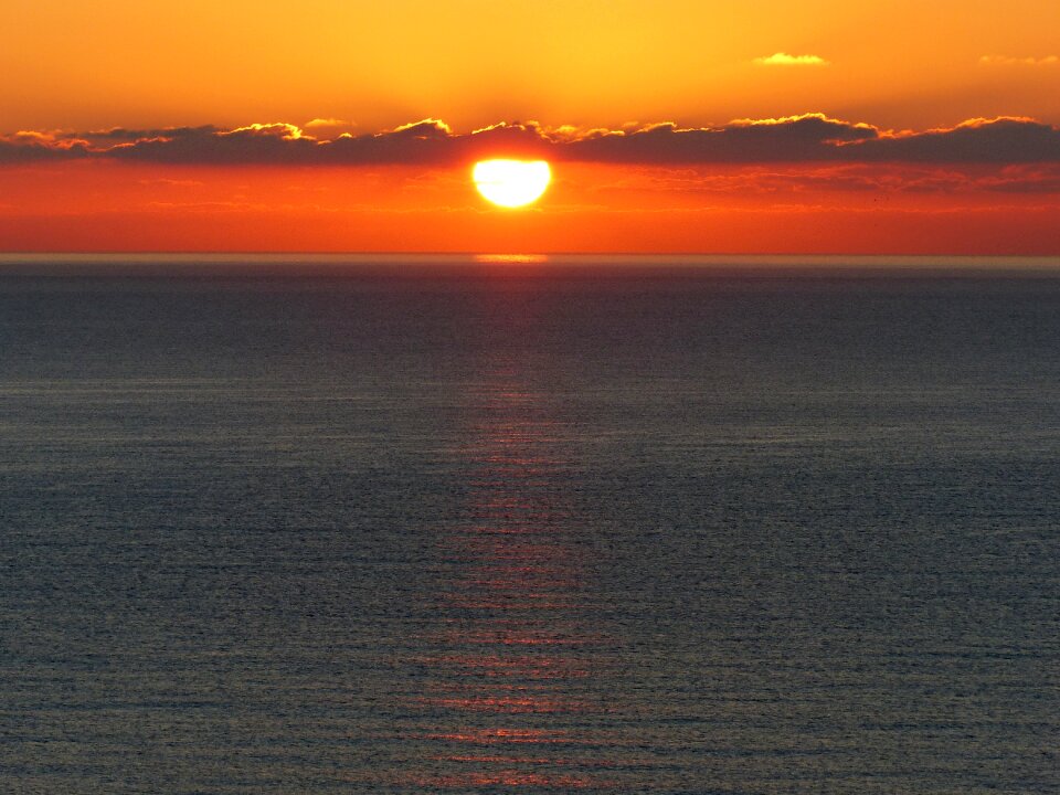 Spain sunrise sea sunrise landscape