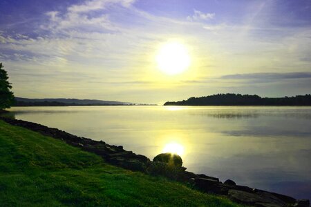 Dawn waters landscape photo