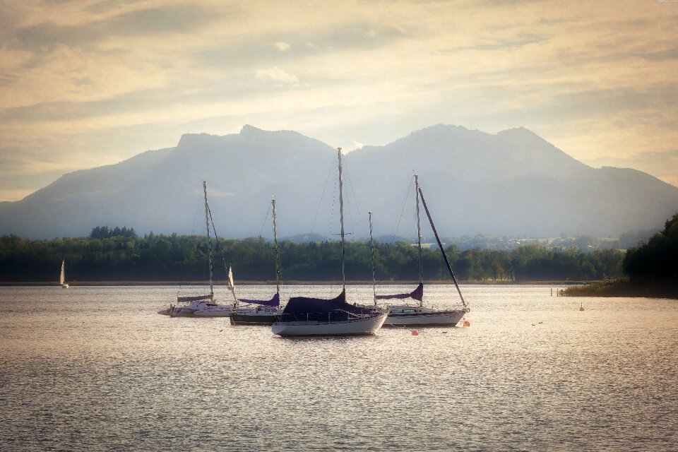 Lake leisure nature