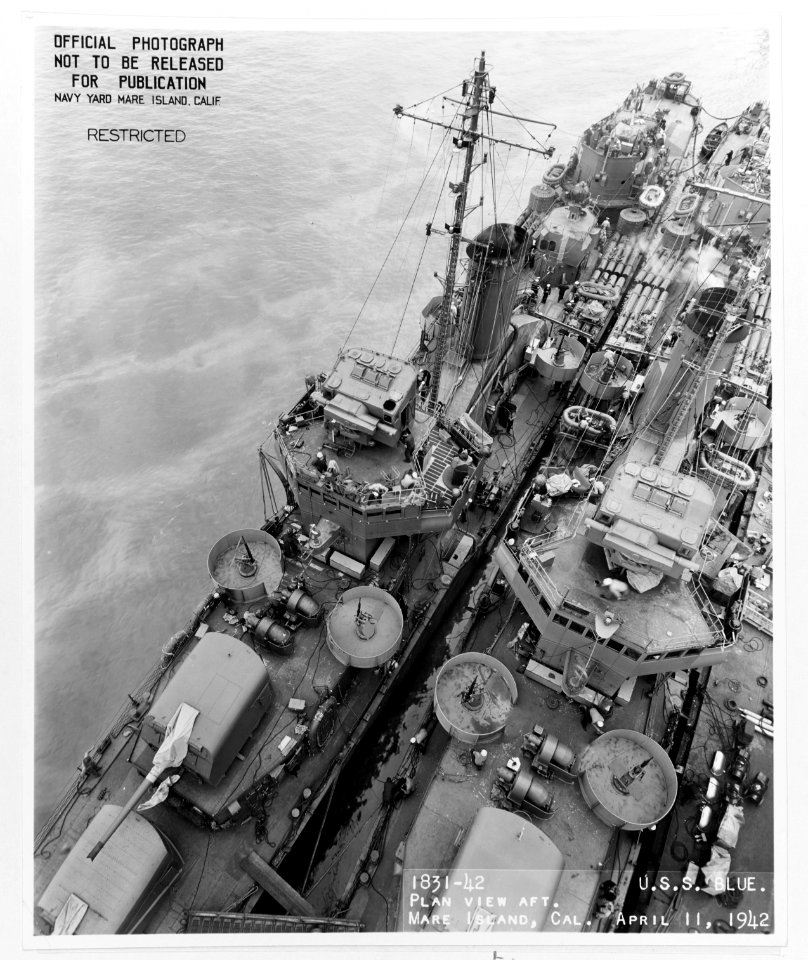 USS Blue (DD-387) USS Ralph Talbot (DD-390) - 19-N-29230