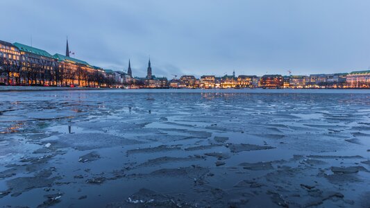 Hamburg alster binnenalster photo