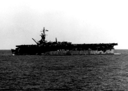 USS Belleau Wood (CVL-24) off Iwo Jima 1945