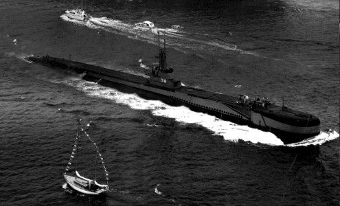 USS Baya (AGSS-318) in 1962