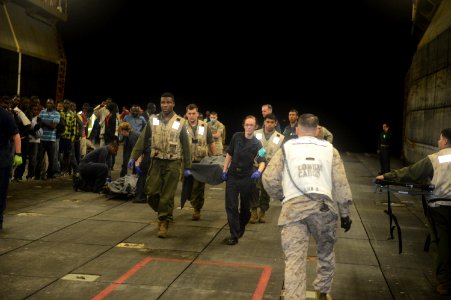 USS Bataan assists vessels, occupants in distress 140606-N-MW280-909