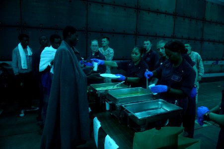 USS Bataan assists vessels, occupants in distress 140607-N-MW280-014