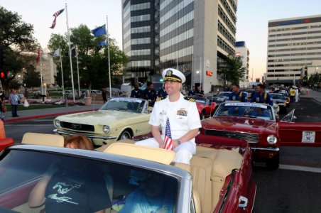 US Navy 090916-N-6220J-002 Cmdr. Mark Behning, commanding officer of the Ohio-class fleet ballistic-missile submarine USS Nevada (SSBN 733),