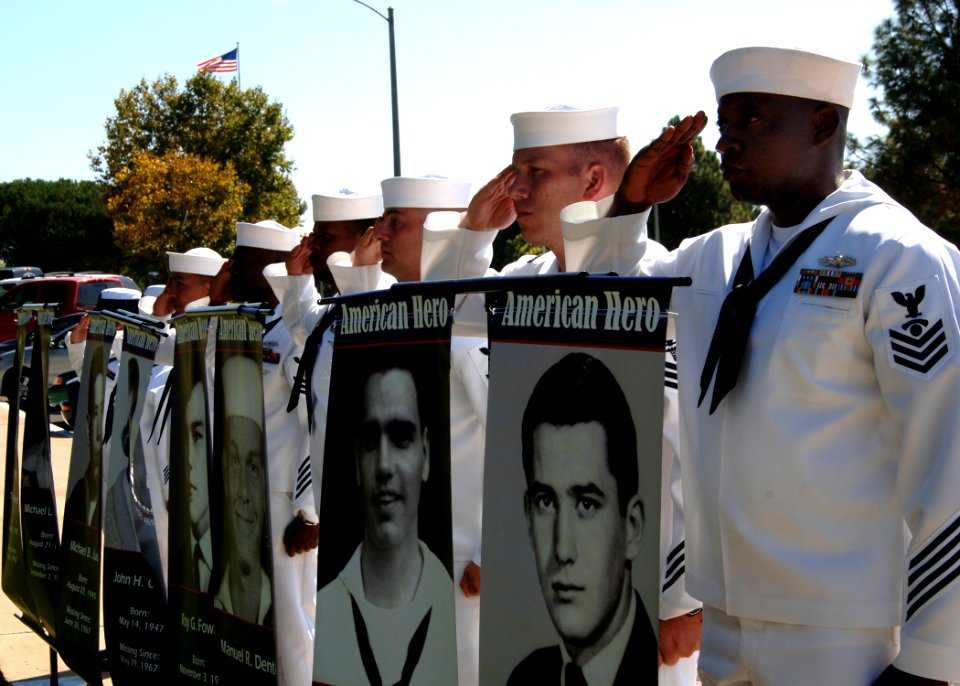 US Navy 090918-N-7214P-060 Participants in Naval Hospital Camp Pendleton's 19th annual Service of Remembrance for American Prisoners of War and Missing in Action