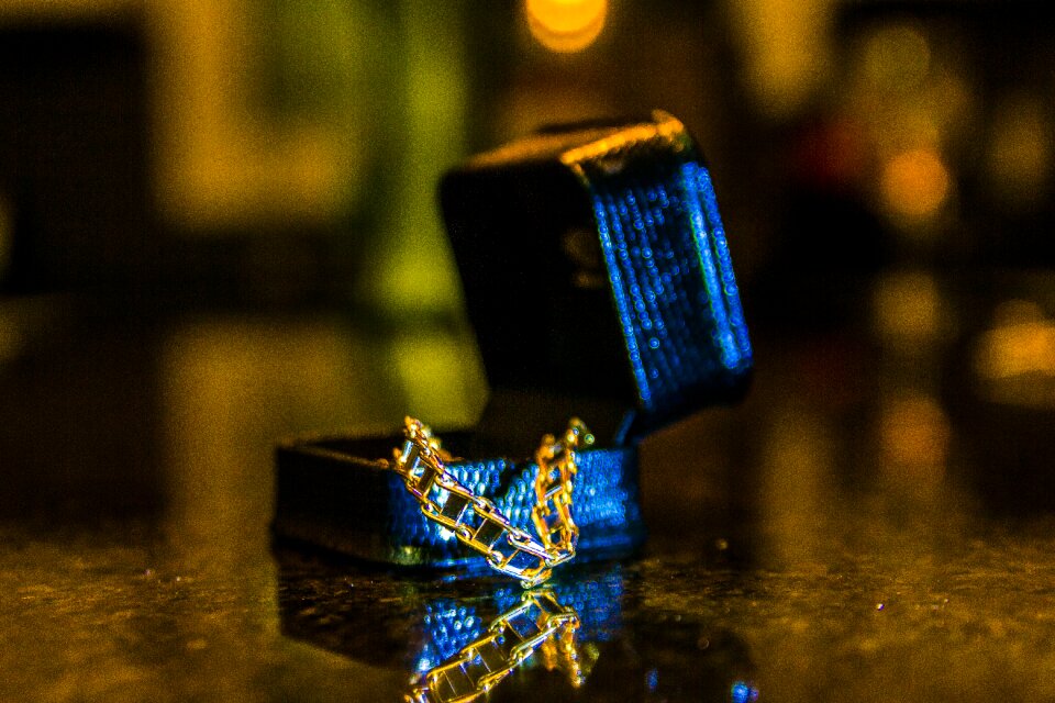 Golden accessory precious