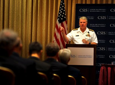US Navy 091001-N-8273J-147 Chief of Naval Operations (CNO) Adm. Gary Roughead delivers remarks for