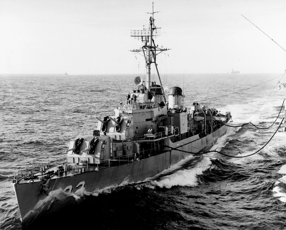 USS Barton (DD-722) underway on 4 July 1952