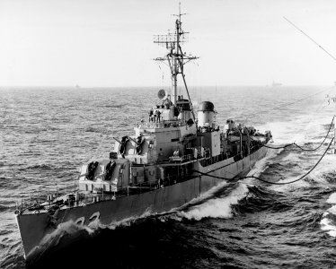 USS Barton (DD-722) underway on 4 July 1952