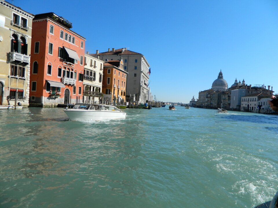 Italy channel boat