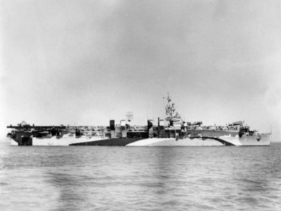 USS Bataan (CVL-29) off the San Francisco Naval Shipyard on 6 October 1944