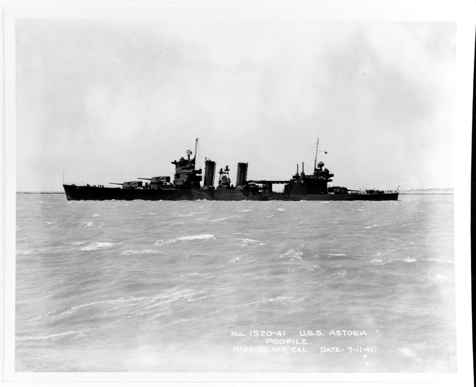 USS Astoria (CA-34) - 19-N-25347