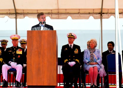 USS Arlington Commissioning Ceremony 130406-N-ZE938-072