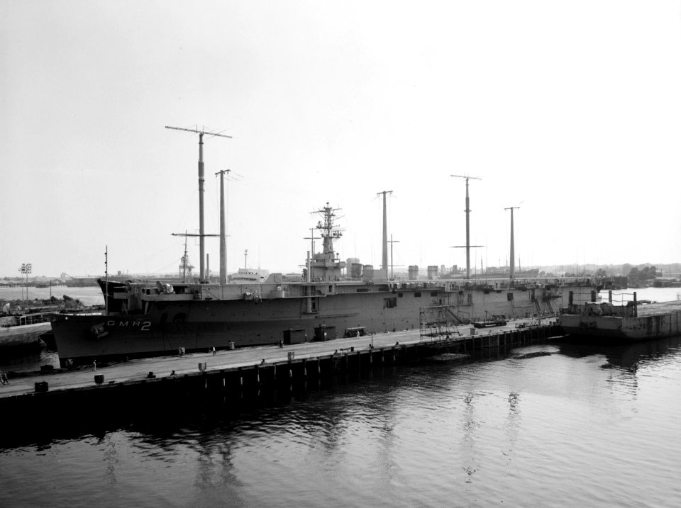 USS Arlington (AGMR-2) in port c1966