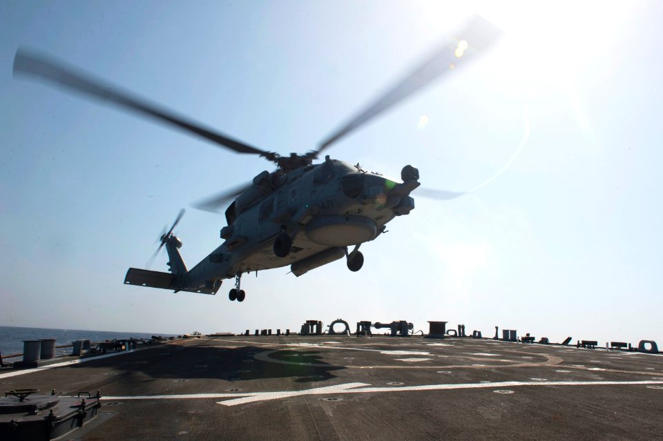 USS Arleigh Burke operations 140317-N-WD757-182
