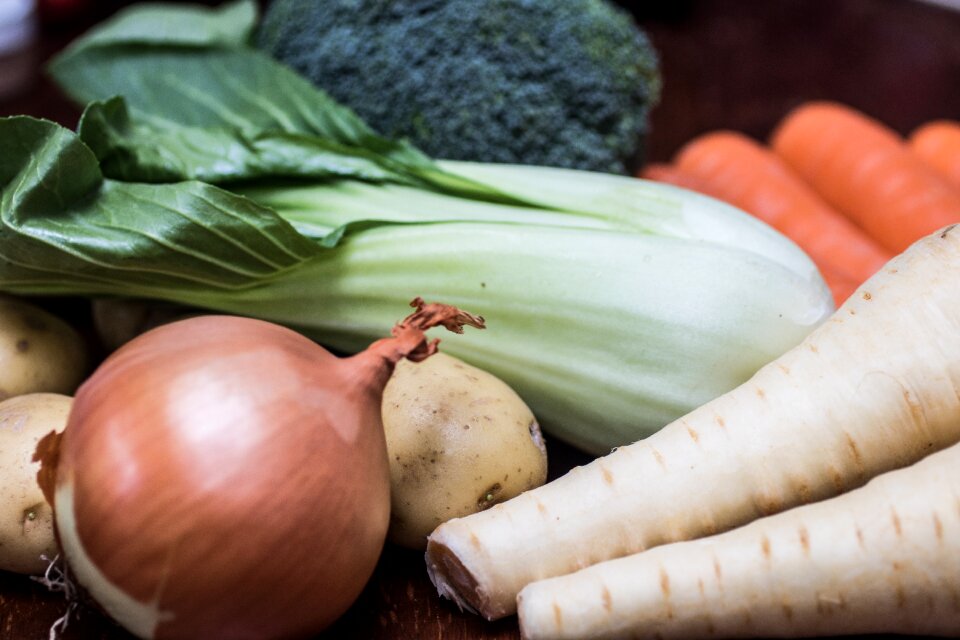 Healthy pasture root vegetable