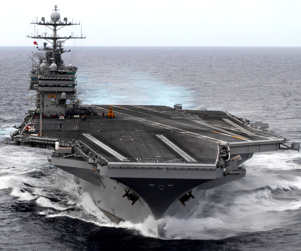 US Navy 091110-N-8913A-044 The Nimitz-class aircraft carrier USS Harry S. Truman (CVN 75) transits the Atlantic Ocean